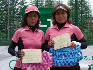 ２０１２ピンクリボンテニストーナメント福島県予選大会５０歳ベストドレッサー