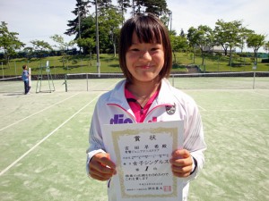 ２０１２日植杯女子シングルス優勝