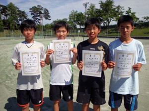 ２０１２日植杯男子シングルス入賞者