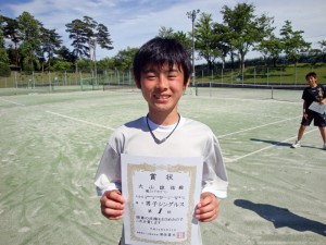 ２０１２日植杯男子シングルス優勝