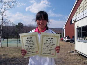 第４０回福島県テニス選手権大会女子ダブルス ３位