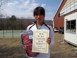 第４０回福島県テニス選手権大会女子シングルス優勝