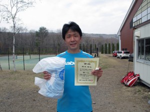 第４０回福島県テニス選手権大会男子シングルス ３５歳以上 優勝