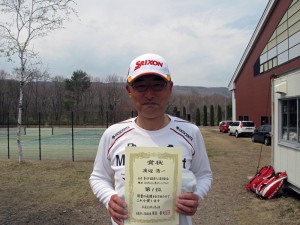 第４０回福島県テニス選手権大会男子シングルス ５０歳以上 優勝