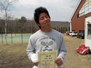 第４０回福島県テニス選手権大会男子シングルス優勝