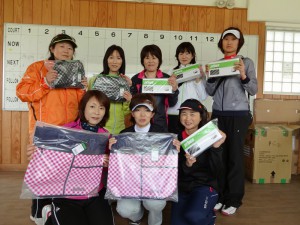 プリンスレディーステニストーナメント２０１４ＳｐｒｉｎｇＡクラス入賞者