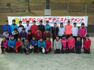 ＭＵＦＧジュニアテニストーナメント２０１５福島県大会参加者