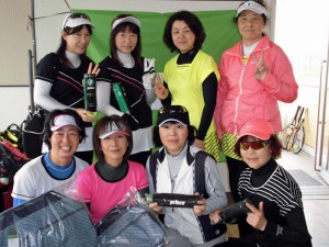 Ｐｒｉｎｃｅレディーステニストーナメント２０１５ＳｐｒｉｎｇＢクラス入賞者
