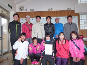 第３６回福島県都市対抗テニス大会　３位いわき市
