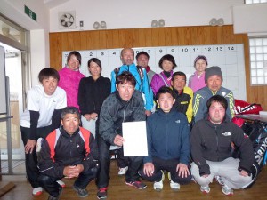 第３６回福島県都市対抗テニス大会２位郡山市