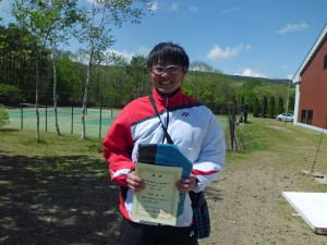 第４２回福島県テニス選手権大会３５歳男子シングルス優勝