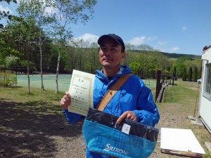 第４２回福島県テニス選手権大会４５歳男子シングルス優勝