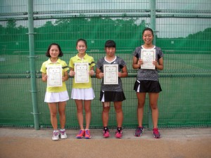 中牟田杯全国選抜ジュニアテニス選手権大会福島県予選女子ダブルス入賞者２