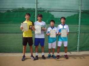 中牟田杯全国選抜ジュニアテニス選手権大会福島県予選男子ダブルス入賞者１