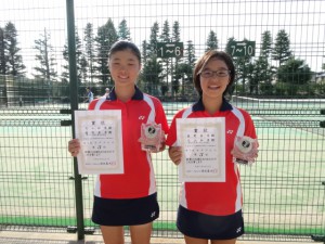 第２９回秋季中学生テニス選手権大会女子ダブルス３位