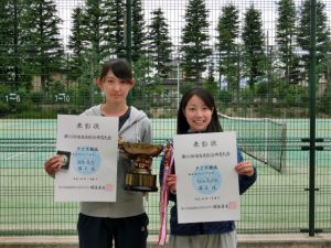 第６９回福島県総合体育大会テニス競技成年女子シングルス入賞者