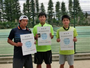 第６９回福島県総合体育大会テニス競技成年男子シングルス入賞者