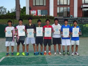 第６９回福島県総合体育大会テニス競技少年男子Ⅰ部ダブルス入賞者
