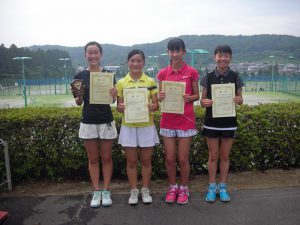 ２０１６中牟田杯全国選抜ジュニアテンス選手権大会福島県予選女子シングルス入賞者