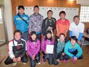 第３８回福島県都市対抗テニス大会１位福島市