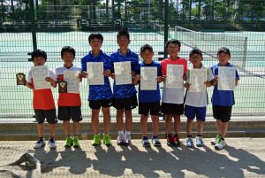 第３４回福島県春季ジュニアテニス選手権大会Ｕ１２ダブルス男子入賞者