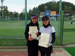 第５９回オノヤ杯福島県春季ダブルステニス選手権大会４５歳以上女子優勝者
