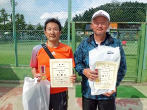 第５９回オノヤ杯福島県春季ダブルステニス選手権大会５５歳以上男子優勝者