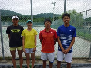 第７２回国民体育大会テニス競技少年選手選考代表者