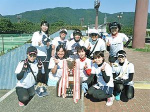 第３６回ＦＣＴ若松杯福島県女子テニス地区対抗戦優勝チーム