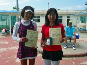第８回福島オープンベテランテニス選手権大会女子シングルス５５歳以上入賞者