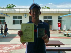 第８回福島オープンベテランテニス選手権大会男子シングルス４０歳以上入賞者
