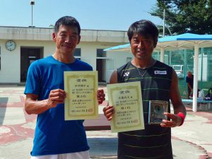 第８回福島オープンベテランテニス選手権大会男子シングルス４５歳以上入賞者