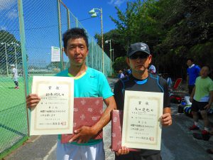 第３８回中尾杯福島県シングルステニス選手権大会３５歳以上男子シングルスの部入賞者