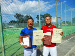 第３８回中尾杯福島県シングルステニス選手権大会５５歳以上男子シングルスの部入賞者