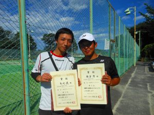 第３８回中尾杯福島県シングルステニス選手権大会一般男子シングルスの部入賞者
