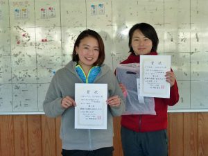第４４回福島県ダブルステニス選手権大会一般の部一般女子入賞者