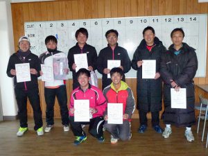 第４４回福島県ダブルステニス選手権大会一般の部一般男子入賞者
