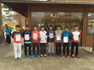 第３５回福島県春季ジュニアダブルステニス選手権大会Ｕ１８女子ダブルス入賞者