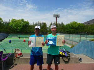 第４５回福島県テニス選手権大会３５歳以上男子シングルス入賞者