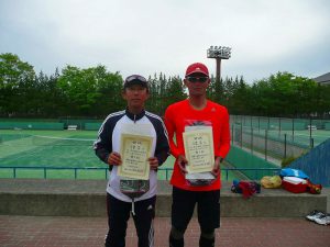 第４５回福島県テニス選手権大会４５歳以上男子ダブルス入賞者