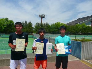 第４５回福島県テニス選手権大会男子シングルス入賞者