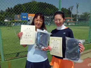 第６０回オノヤ杯兼福島県春季ダブルステニス選手権大会４５歳以上女子優勝