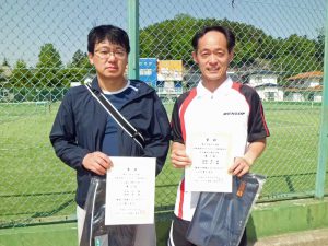 第６０回オノヤ杯兼福島県春季ダブルステニス選手権大会４５歳以上男子優勝
