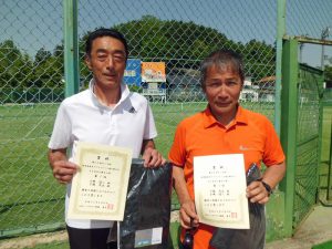 第６０回オノヤ杯兼福島県春季ダブルステニス選手権大会６０歳以上男子優勝