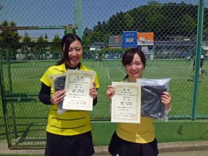 第６０回オノヤ杯兼福島県春季ダブルステニス選手権大会一般女子優勝