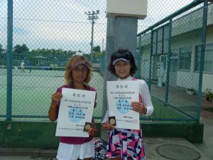 第７１回福島県総合体育大会テニス競技４０歳以上女子ダブルス優勝
