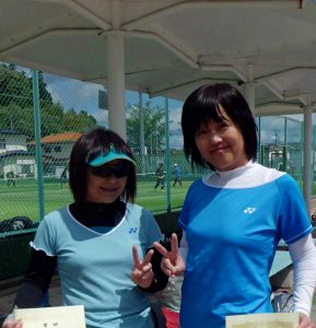 第７１回福島県総合体育大会テニス競技５５歳以上女子ダブルス優勝