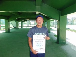 第７１回福島県総合体育大会テニス競技３５歳以上男子シングルス優勝