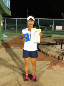 第９回福島県オープンベテランテニス選手権大会女子シングルス４５歳以上入賞者