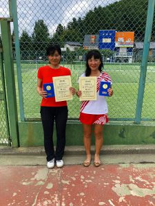 第９回福島県オープンベテランテニス選手権大会女子シングルス５０歳以上入賞者
